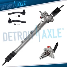 Complete Power Steering Pump Rack and Pinion Tie Rods for 2007 - 2013 Acura MDX