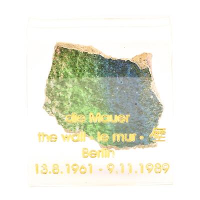 Small Piece of Berlin Wall | Historical German Symbol | 1 - 1.5 inch