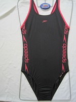 Speedo Swimwear Female Endurance Black/red Medium Leg Superiority.women Uk 34 Speedo Swimwear Female Endurance Black/red Medium Leg Superiority.women Uk 34