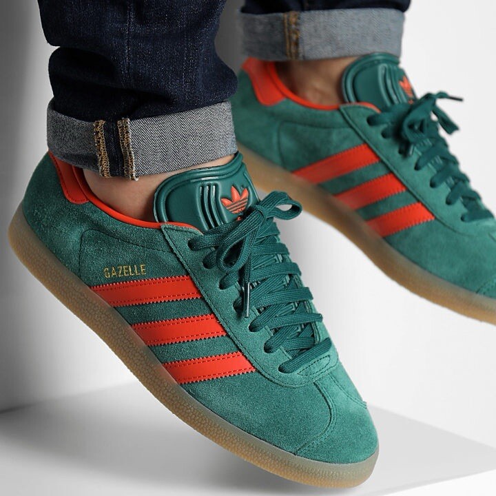 Adidas Originales Gazelle Hombre Zapato Atlético Gamuza Zapatilla #200