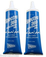  2 pack SPECTRA 360 ELECTRODE CONDUCTIVE GEL ECG GEL 8.5 oz NEW FREE SHIPPING 
