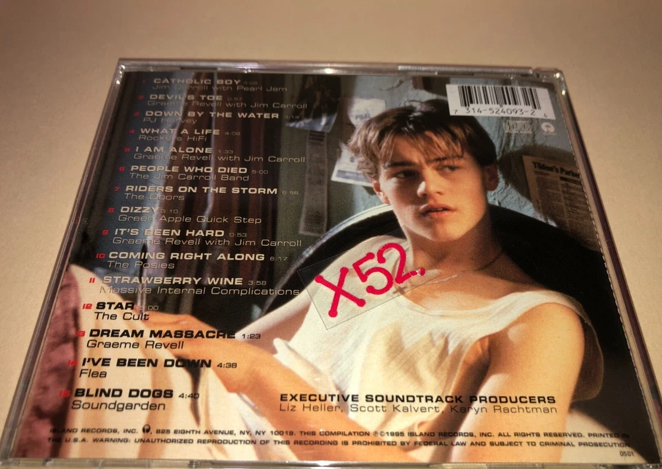 Basketball Diaries CD soundtrack Soundgarden The Doors Pearl Jam PJ Harvey Posie Foto 4 de 4