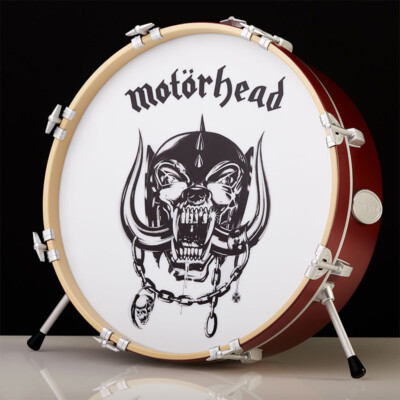 Motorhead Logo Trommel Schreibtischlampe / Wandleuchte / Nachtlicht Offizieller Snaaggletooth