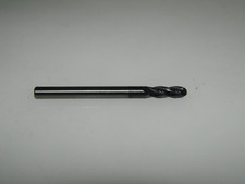Widia Carbide Finishing Ball End Mill 4mm Dia. x 12mm LOC 4FL QTY 2 1570213