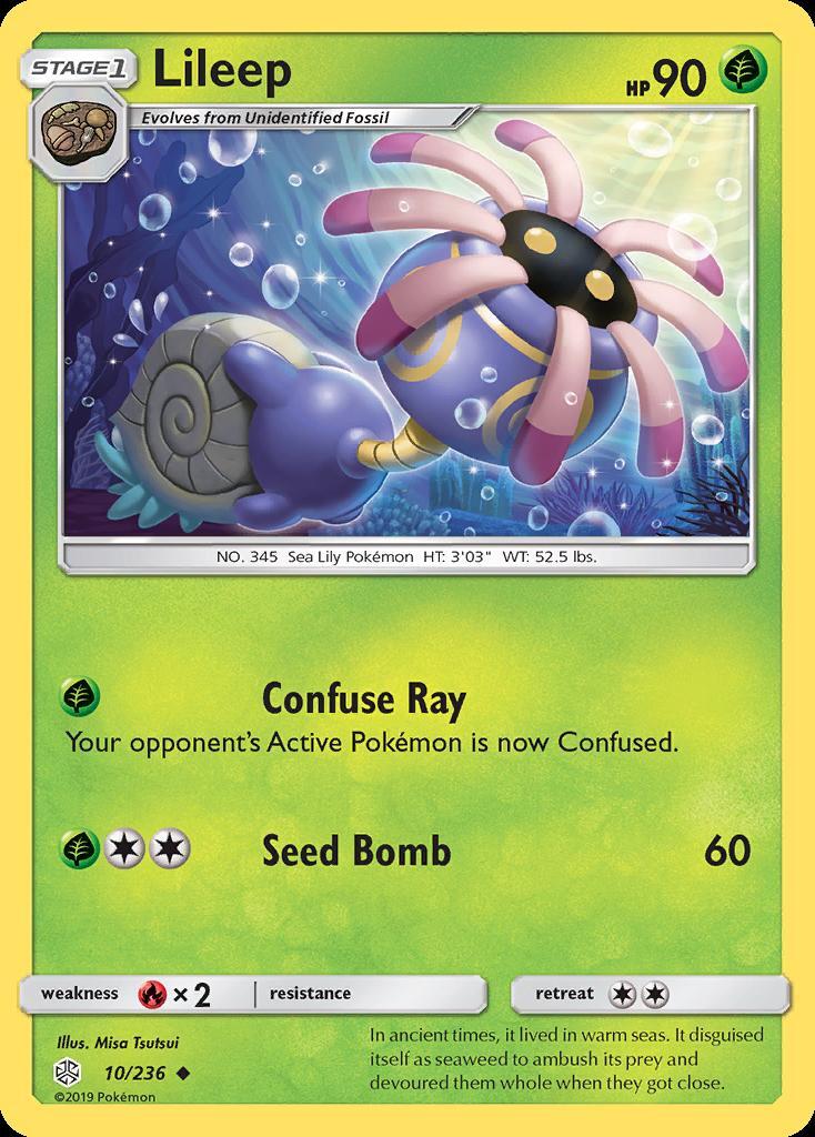 Pokemon Lileep (10/277) Cosmic Eclipse LP