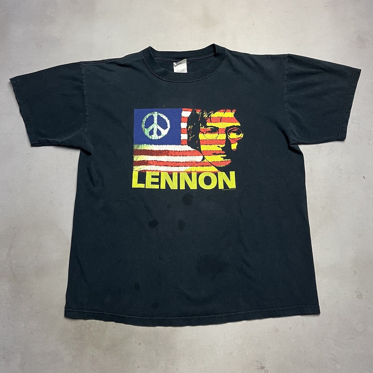Vintage John Lennon Beatles Give Peace a Chance T-Shirt | eBay