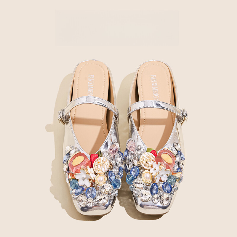 PANTOFOLA D’ORO Sandali donna tacco alto estivi in vera pelle ciabatte scarpe diamantate nuovi