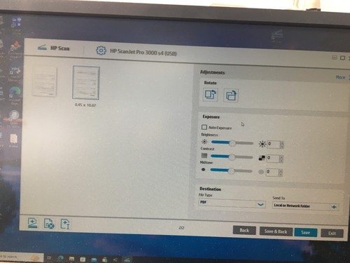 HP ScanJet Pro 3000 s4 Sheet-Feed Scanner (6FW07), Slim and Portable Scanner - Picture 2 of 3