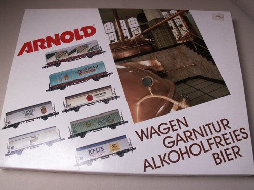 Arnold N 0230 Bierwagen-Set 7-teilig Spur N unbespielt 1992/1993 | Zustand: Neu