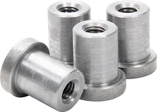 Weld on Nuts 1/2"-13 Thread LONG Threaded Nut Steel Chassis Mount Tab Pack of 4
