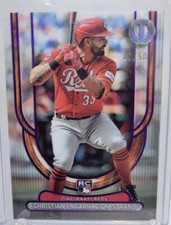 2024 Topps Tribute Christian Encarnacion Strand Purple Base RC /50 #96 Reds