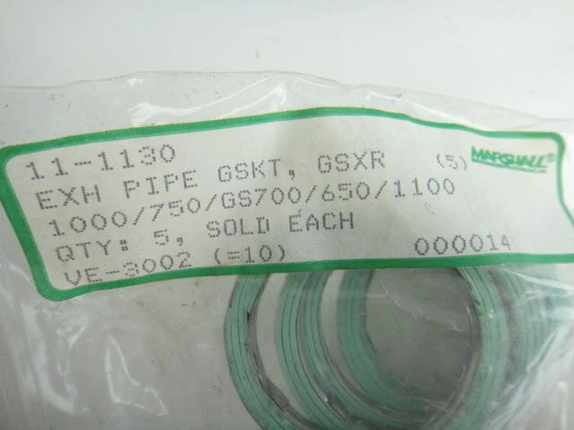 NEW Suzuki Vesrah Exhaust gasket VE-3002 GS GSX RM DR 550/650/700 14181-05020 - Image 4 of 4