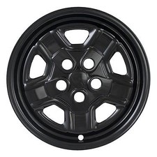 16 Black Wheel Skin Hubcap Cover For 2007-2017 Jeep Patriot 16 Steel Wheels