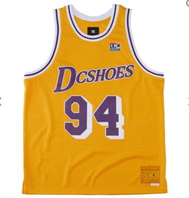 DC SHOES SHOWTIME TRIKOT BASKETBALL WESTE GELB