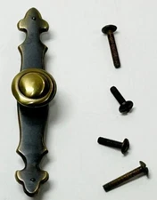 Vintage Stewart Warner Cabinet Handles Drawer Pull NOS 3.5" Center OAL 5" Bronze