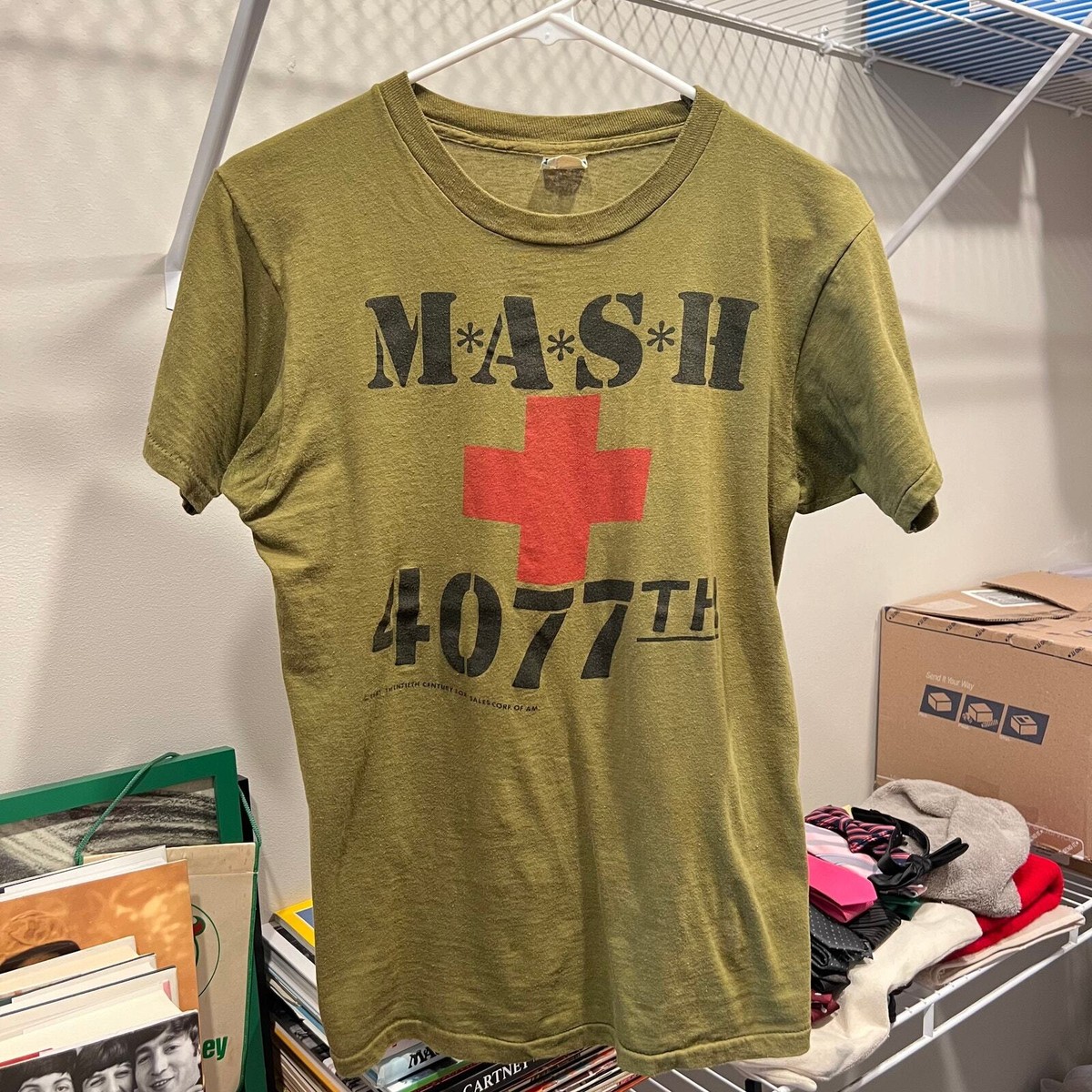 Vintage 1981 M*A*S*H Single Stitch Tee Screen Stars Size L | eBay