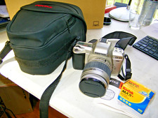 Pentax ZX-60 35mm SLR Film Camera w/Pentax 28-90  Quanta ray 58mm Lens  Case