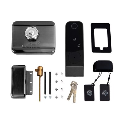 Wafu  Lock Keyless Entry Door Lock -theft Biometric Password Door J6O1