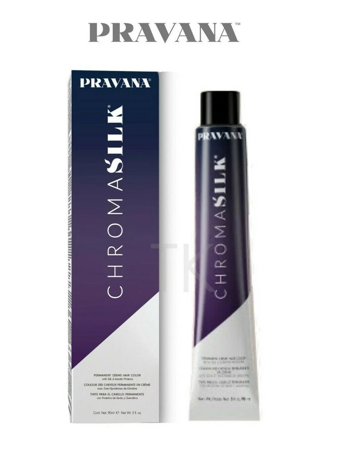 PRAVANA CHROMASILK Crema Permanente Color de Cabello 3oz (¡NUEVO!) (ELIGE EL TUYO) Foto 2 de 3