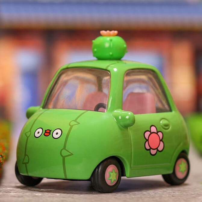 POP MART Cute Private Car x Flabjacks mini vehicle toy cute