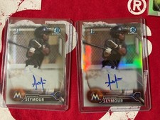 2016 Anfernee Seymour 1st Bowman Chrome Refractor RC /499 + base LOT Of 2