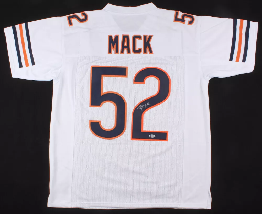 Khalil Mack Signed Chicago Bears Jersey Beckett COA 6xPro Bow