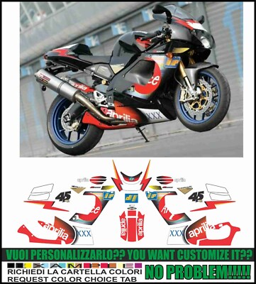 ADESIVI RSV 1000 2003 R COLIN EDWARDS KIT COMPATIBILE