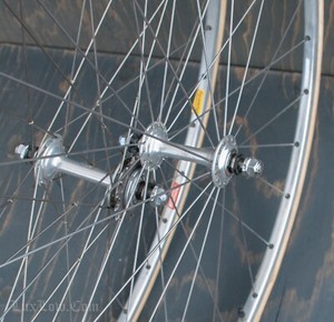 Paire de moyeux vélo piste Track bike campagnolo record