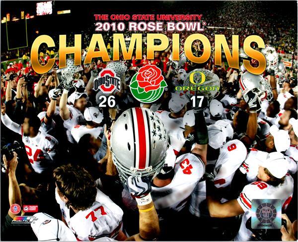 Ohio State Buckeyes 2010 Rose Bowl Champions 8x10 Photo Ohio State Buckeyes 2010 Rose Bowl Champions 8x10 Photo