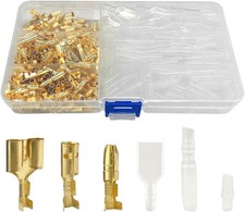 320PCS Bullet Connectors Kit, 3.9mm Male Female Bullet Wire Connectors, Brass