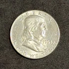 1963-P Franklin Half Dollar 90% Silver BU Frosty White Coin