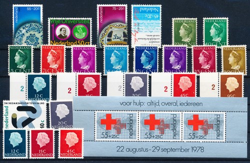 LS42063 Netherlands selection of nice stamps fine lot MNH