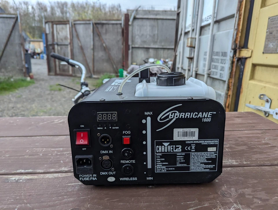 Chauvet Hurricane 1600 DMX High Output Smoke / Fog Machine 1600w - Image 3 of 4