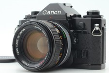 Read Exc 5 Canon A-1 Black 35mm Film Camera FD SSC 50mm f1.4 Lens From JAPAN