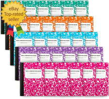 Mini Composition Notebook Cute 30 Pack 5 Pastel Colors Narrow Ruled