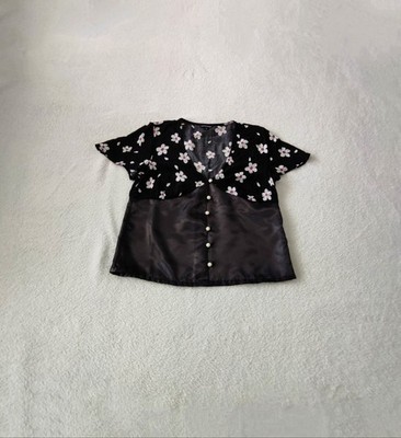 Bluse/Oberteil Kurz, 50'er Stil, Gr. 36
