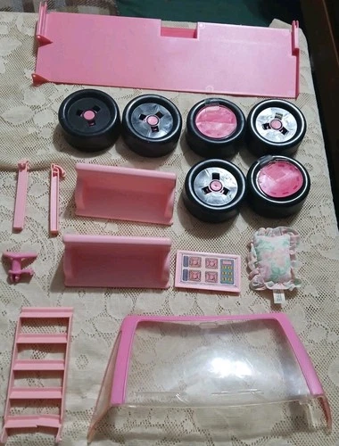 Vintage 1988 Barbie Magical Motor Home RV Camper Mattel Replacement Accessories