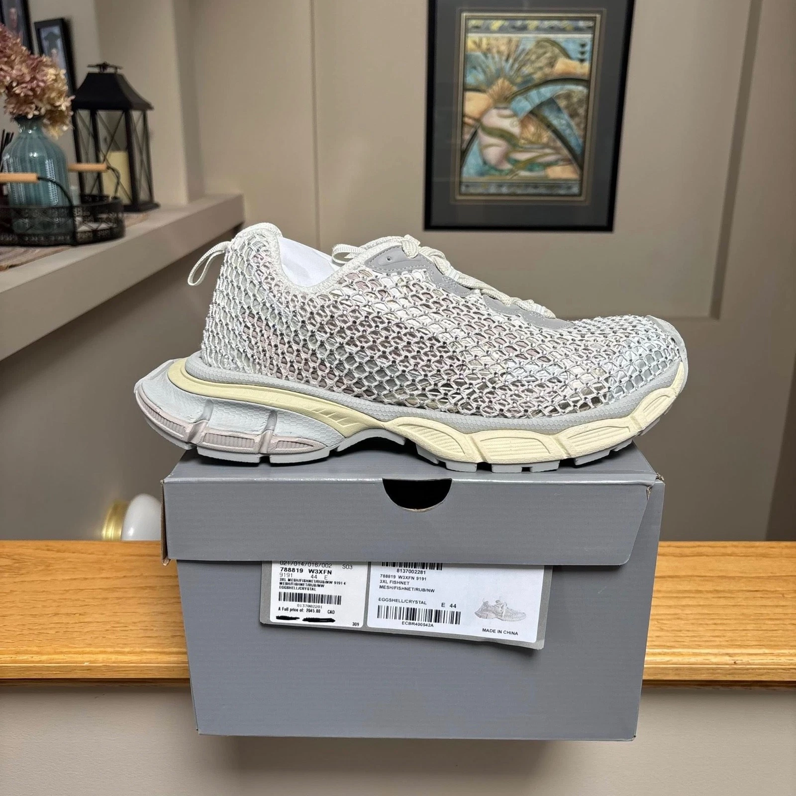 Balenciaga — Balenciaga Egg 3XL Crystal Net Sneakers - 44EU / 11US - $1550 - New - Authentic