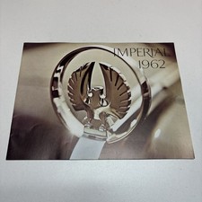 Original 1962 Chrysler Imperial Sales Brochure Catalog Genuine