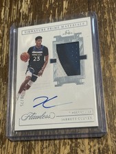 Jarrett Culver Auto Patch Jersey /25 Relic 2020 Panini Flawless