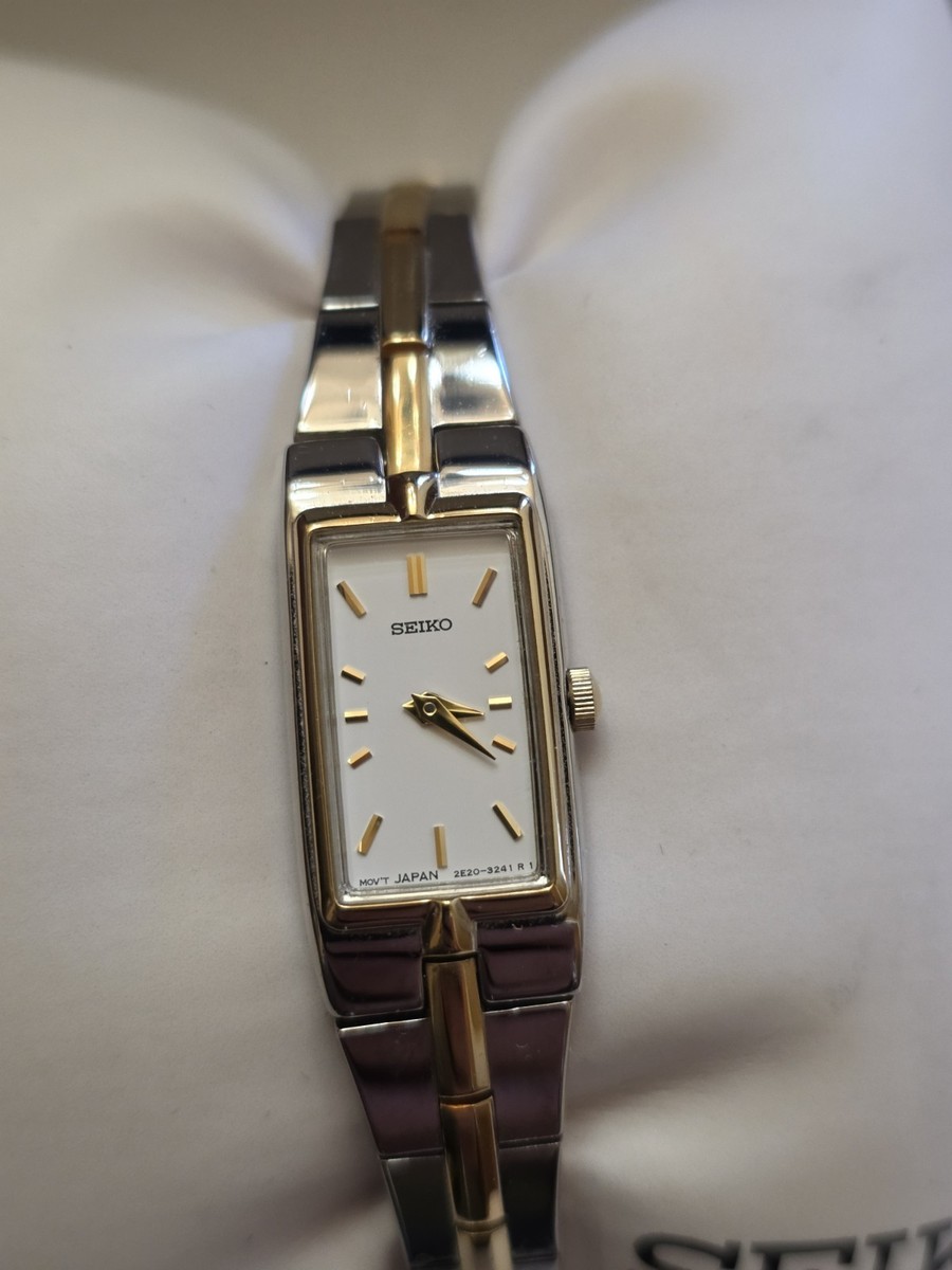 Vintage Seiko Quartz Womens Watch From JAPAN In Original Case Non
