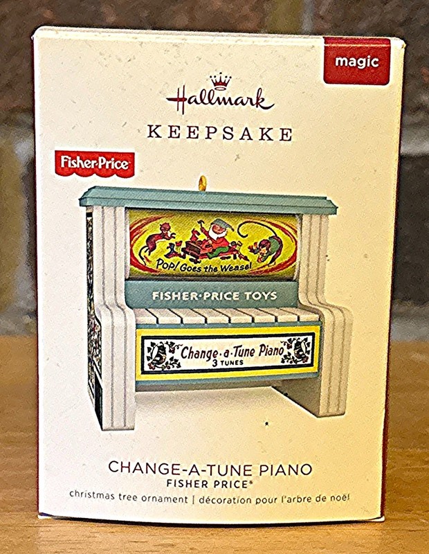 Fisher Price Change-A-Tune Piano Hallmark Keepsake Christmas Ornament