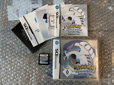 Pokémon SoulSilver Nintendo DS Komplett OVP + Anleitung CIB VIP CODE Silberne