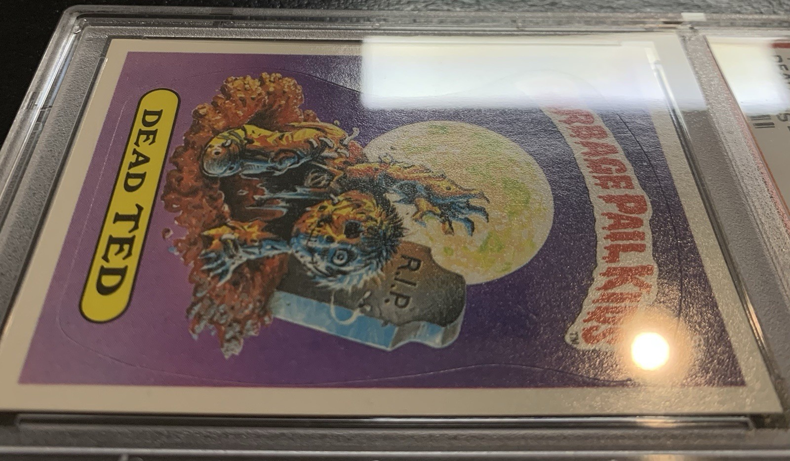 1985 Garbage Pail Kids OS1 Dead Ted 5a PSA 10 GEM MINT-RARE GLOSSY CL CARD!! TWT view 5