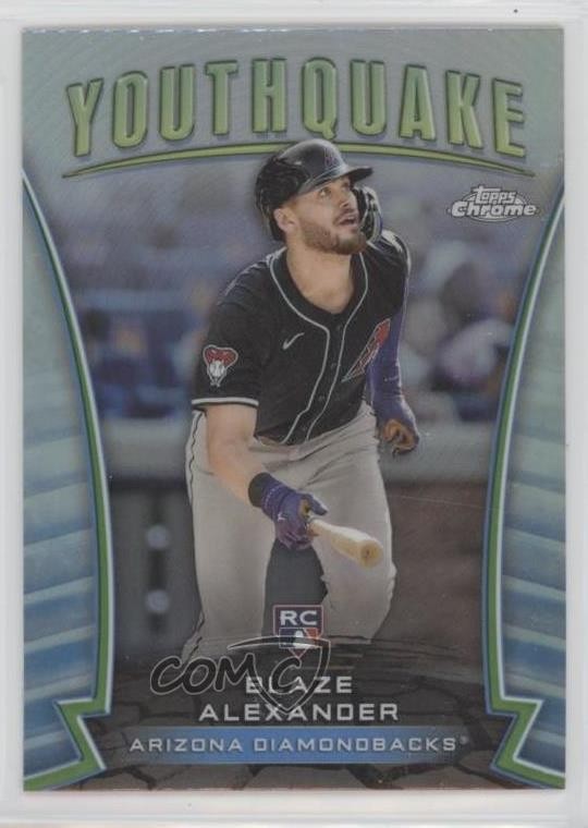 2024 Topps Chrome Update Youthquake Blaze Alexander #YQ-80 Rookie RC 11cz