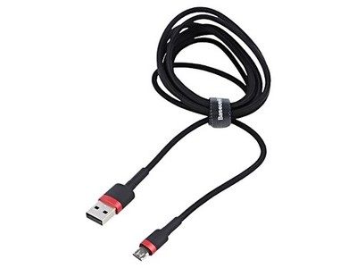 CAMKLF-C91 Kabel High Speed,USB 2.0 2m schwarz Textil 1,5A BASEUS