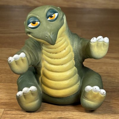 Vintage The Land Before Time Spike 1988 Vinyl Hand Puppet Pizza Hut Toy (B)