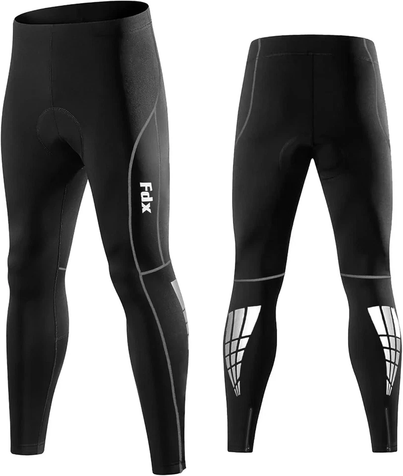 Mens Cycling Trouser Compression Cycling tight Padded Cycle Leggings, Long Pants - Image 3 of 4