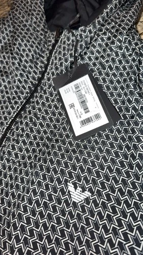 EMPORIO ARMANI $445 Mens BLOUSON REVERSIBLE JACKET Full Zip AUTHENTIC NEW image 3