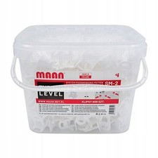 600x Tile Leveling System Clips Wedges 1mm Grout 415mm Thickness Tiler
